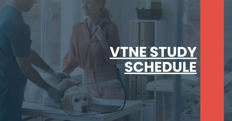 VTNE Study Schedule Feature Image